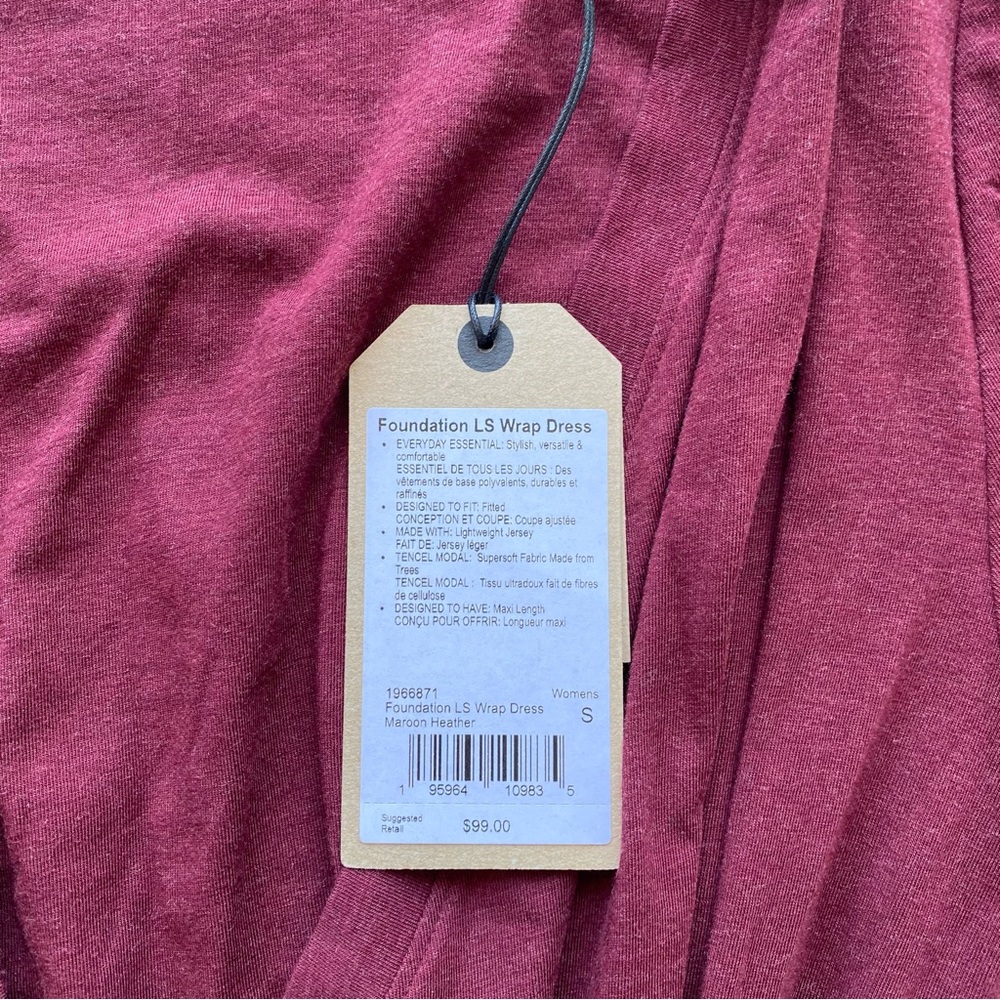 PrAna Fondation LS Wrap Dress - Picture 7 of 12